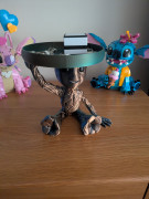 sitting groot with tray 3D model