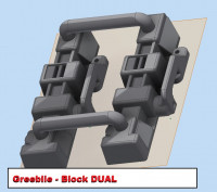 Greeblie - Block DUAL 3D model