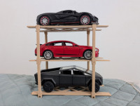 STACKABLE Diecast Car Platform/Shelf 1:32 3D model