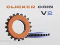 Fidget Toy - Clicker Coin V2 3D model