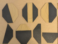 Configurable IPSC 1/6th scale Targets 3D model