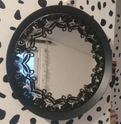 Decorative frame for round mirror 3D model