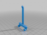 peg board hook for metal pegboard 3D model