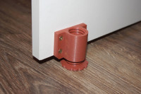 parametric cabinet leveling feet, hidden 3D model