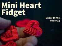 Mini heart fidget 3D model