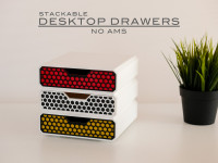 Stackable Desktop Drawer Organizer 3D model
