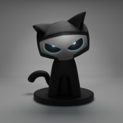 Cat Scull 3D model