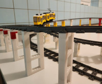 Gradient brick for Lego tracks 3D model