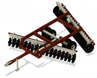 Case International Harvester IH 770 Offset Disk - 1:16th Scale 3D model