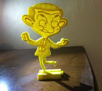 Mr.Bean cartoon four 3D model