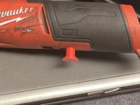 Milwaukee Battery Ratchet button fix 3D model