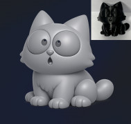 Simon's Cat 3D model