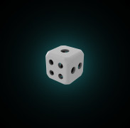 Regular dice and Sicherman dice 3D model