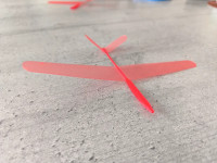 Tiny glider less than 2g filament 3D model