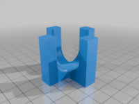 Carcassone 4 way bridge 3D model