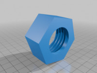 Fuel can collar nut replacement 3D model