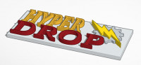 Hyper Drop Sign 3D model