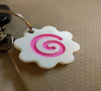Narutomaki keychain 3D model