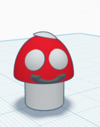 mushroom dude(need to color yourself) 3D model