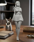 schoolgirl 3D model