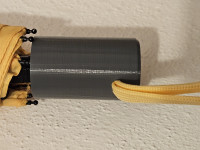 Umbrella handle with strap hole 3D model