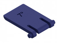 Logitech K330 Foot 3D model