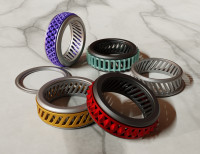 Fidget Spinner Ring - Finger Fun with No Supports! 3D model