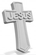 Jesus Keychain 3D model