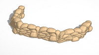 sandbags 3D model
