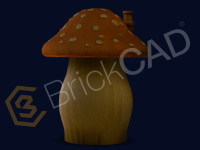 Mushroom House 3D model