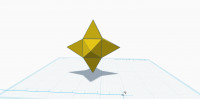 spiky star 3D model
