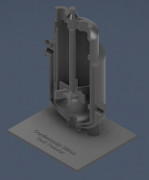Continuously Stirred Tank Reactor (CSTR) 3D model