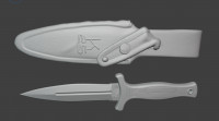 cuchillo k25 3D model