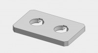 Double Olight Stand 3D model