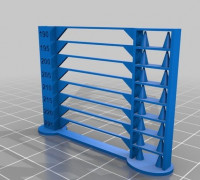 GCODE Temperature Tower 2g 39 minutes print 3D model