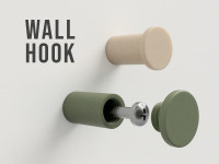 Wall Hook - Invisible Mounting 3D model