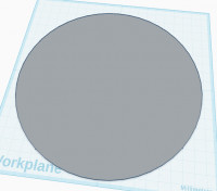 solid glow in the dark moon 3D model