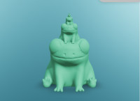 fred the frog 3D model