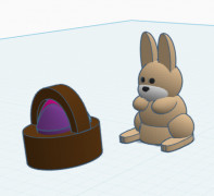 Easter bunny 3D model