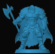 Warforged Barbarian 3D model