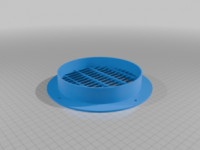 Customizable ventilation grille 3D model
