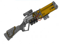 LAS-13 Trident Helldivers 2 3D model