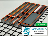 Parametric Gridfinity Tray&Bin System 3D model