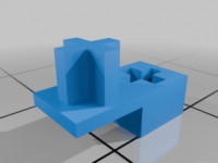 Spacebar stabilizer adapters for C64U 3D model