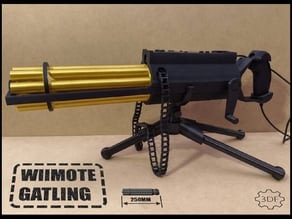 Wiimote Gatling 3D model