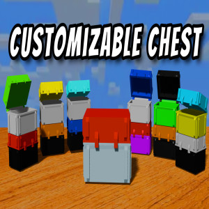customizable chest 3D model