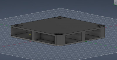 CC2 Base with gridfinity drawers 3D model