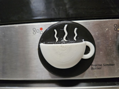 TEA CUP / COFFE CUP STOVE KNOBS 3D model