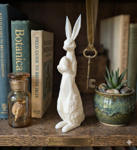 Geometric easter bunny 3D model