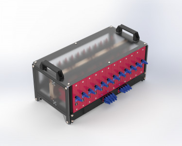 cluster raspberry pi case 3D model